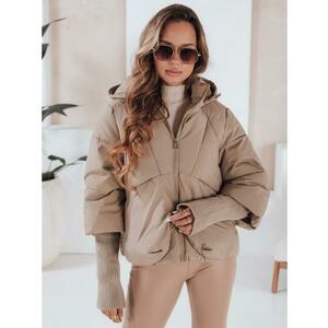 Női téli kabát MISSLAYER kapucnival, kamel kép