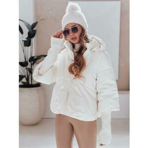 Női téli kabát MISSLAYER kapucnival, fehér kép