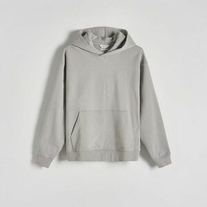 Reserved - Pamut kapucnis felső - Világosszürke kép