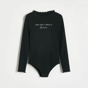 Reserved - Pamutbody hímzéssel - Fekete kép