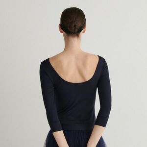 Reserved - Felső hátul mély nyakkivágással - Tengerészkék kép