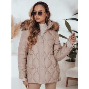 Női téli kabát LUMORE kapucnis, fekete kép