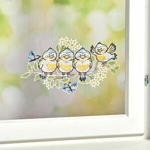 Ablakdíszítés Madarak kép