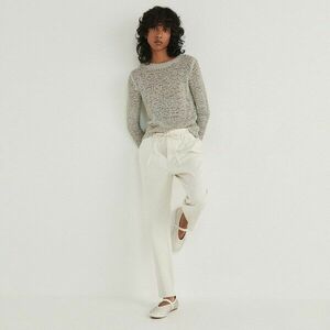 Reserved - Paperbag típusú nadrág - Krém kép