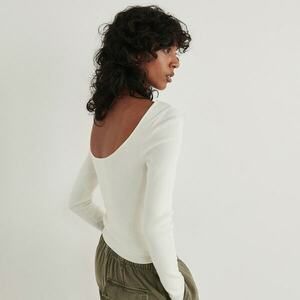 Reserved - Viszkózpulóver - Krém kép