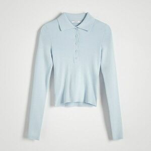 Reserved - Pólóing stílusú pulóver - Kék kép