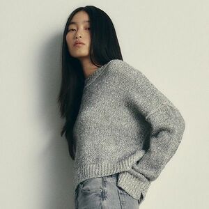 Reserved - Pulóver fémes szálkeverékkel - Többszínű kép