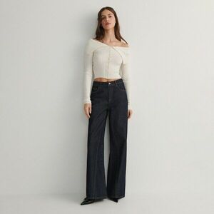 Reserved - Széles szárú farmer - Tengerészkék kép