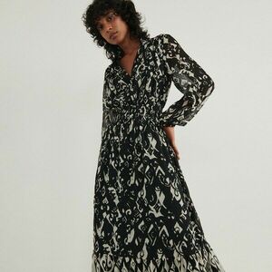 Reserved - Mintás maxiruha - Fekete kép