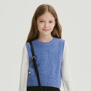 Reserved - Kötött anyagú mellény - Kék kép