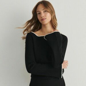 Reserved - Oversized pulóver - Fekete kép