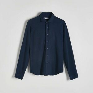 Reserved - Slim fit dzsörzéing - Tengerészkék kép