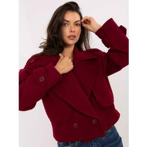 Bordó rövid kabát béléssel RUE PARIS kép