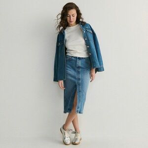 Reserved - Farmer midi szoknya - Kék kép