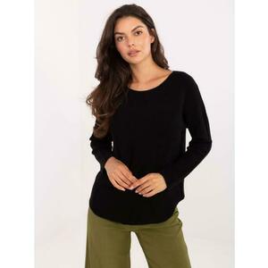 Világos rózsaszín női pulóver denevér ujjakkal kép