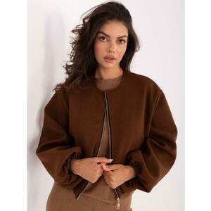 Barna kabát puffos ujjakkal RUE PARIS kép