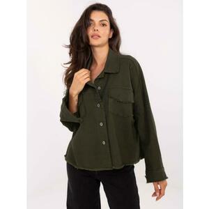 Khaki oversized farmerdzseki RUE PARIS kép