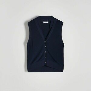 Reserved - Kötött mellény - Tengerészkék kép