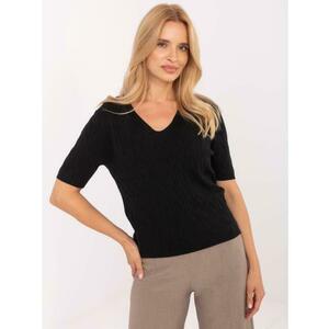 Arany színű, rövid ujjú oversized női pulóver kép