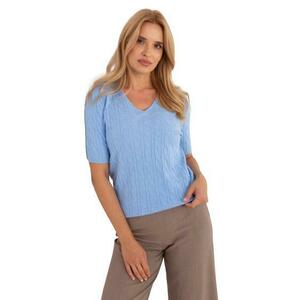 Piszkos rózsaszínű, elegáns, denevérujjas pulóver kép