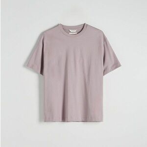 Reserved - Egyszerű boxy póló - Bíbor kép