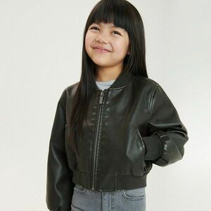 Reserved - Műbőr bomberdzseki - Barna kép