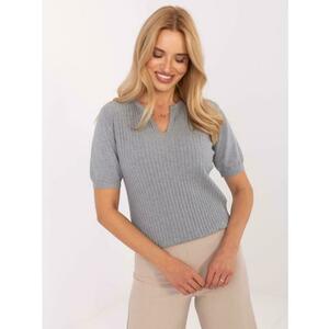 Sötétbarna pulóver díszítő lánccal kép