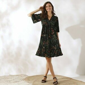 Rövid V-nyakú ruha kép