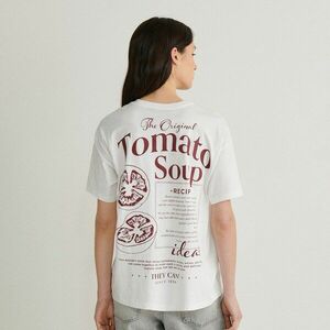 Reserved - Hátán mintás póló - Fehér kép