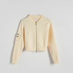 Reserved - Viszkózban gazdag pulóver - Krém kép