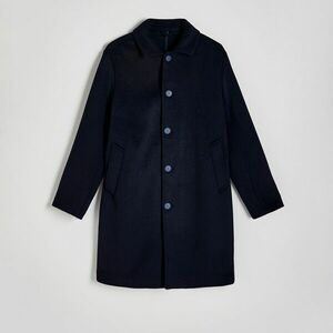 Reserved - Gyapjúszálas kabát - Tengerészkék kép