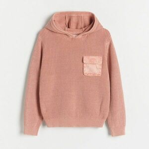 Reserved - Kapucnis pulóver - Narancs kép