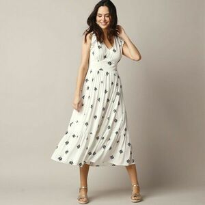 Hosszú ruha mintás, krepon kép