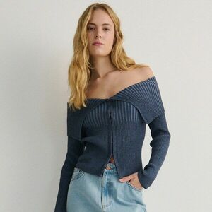 Reserved - Galléros Jersey felső - Kék kép