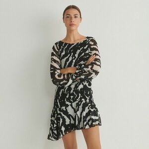 Reserved - Aszimmetrikus, húzott ruha - Fekete kép