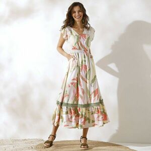 Hosszú ruha nyomtatással kép