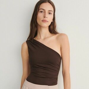 Reserved - Ráncolt body - Barna kép