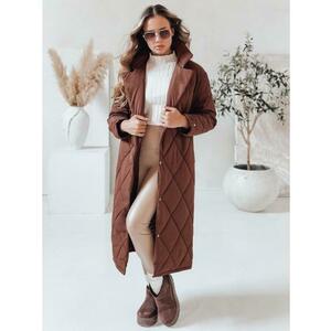 Női WARMISSA kabát, steppelt, barna kép