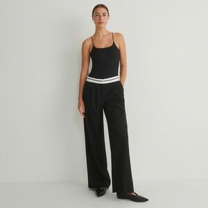 Reserved - Széles szárú nadrág - Fekete kép