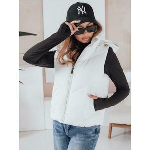 Női steppelt mellény LIKEHUGS fehér kép