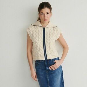 Reserved - Ladies` vest - Krém kép