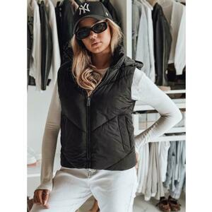 Női steppelt mellény LIKEHUGS fekete kép