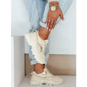 Női tornacipő bézs kép