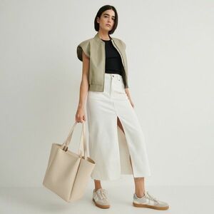 Reserved - Shopper táska - Krém kép