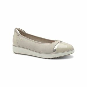 Bőr balerinák ék alakú talpú Tamaris Comfort kép