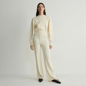 Reserved - Nadrág gyapjúkeverékből - Krém kép