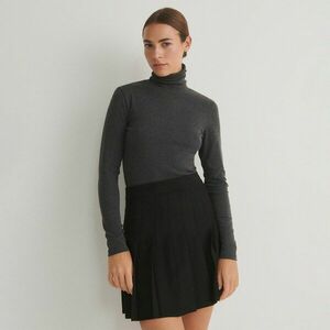 Reserved - Pliszírozott miniszoknya - Fekete kép