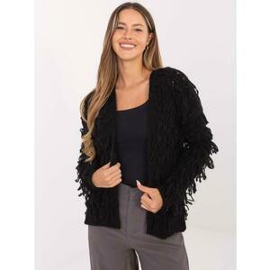 Fekete női kardigán gyapjúval RUE PARIS kép