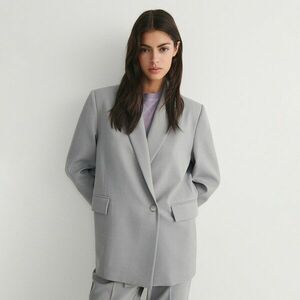 Reserved - Egyszerű szabású blézer - Szürke kép