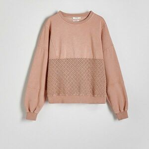 Reserved - Kevert anyagú melegítőfelső - Narancs kép